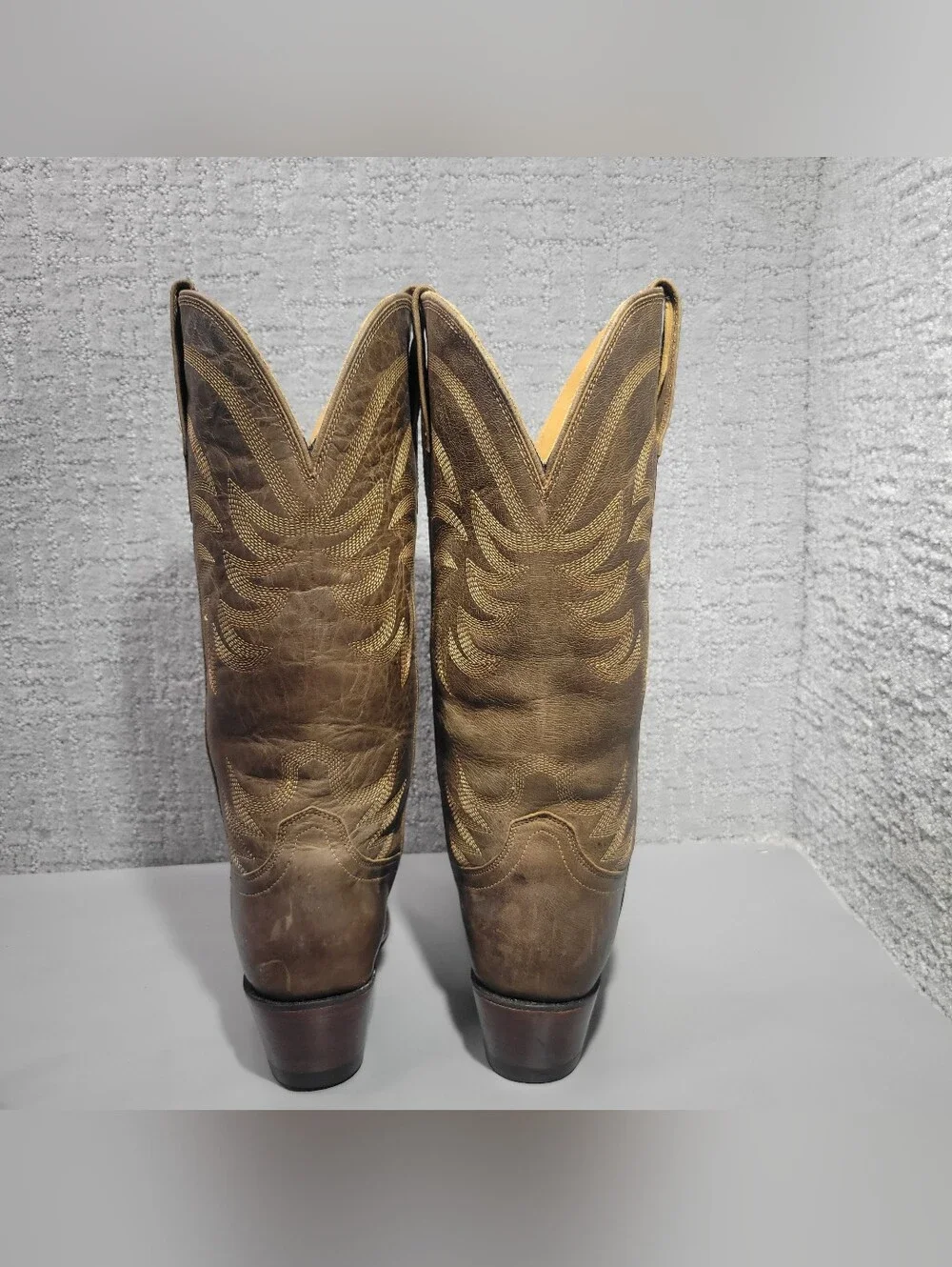 Tecovas The Annie Women's Size US 9B Cafe Goat Cowgirl 14" Boots - Picture 8 of 12